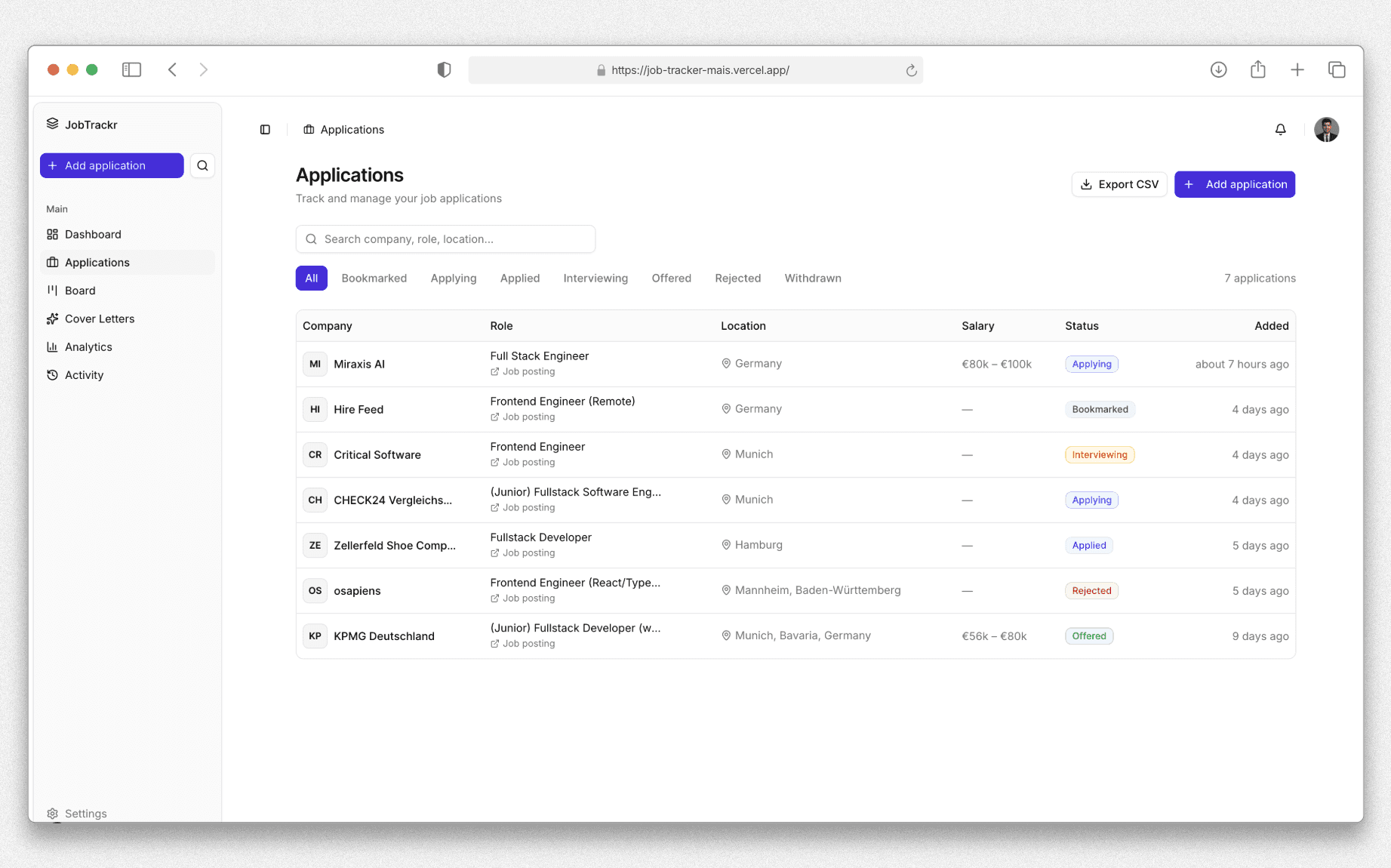 JobTrackr